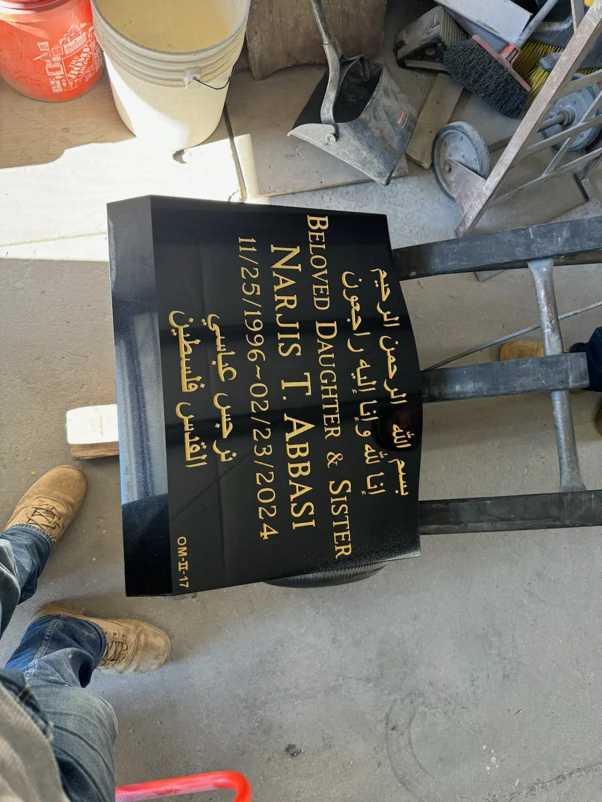 Granite Headstone for Grave hand-carved by Tombstone Shop in NJ — image 9