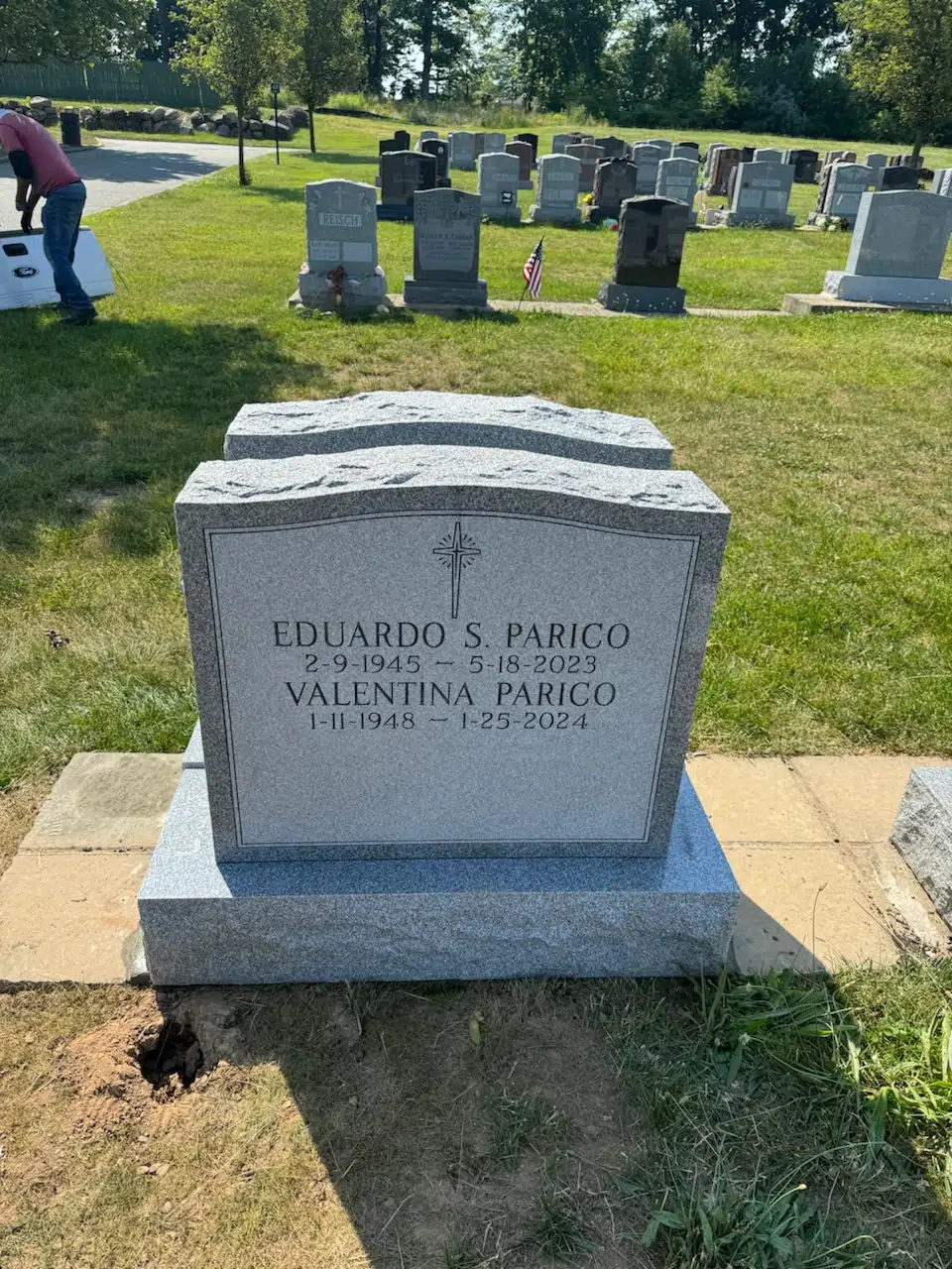 Granite Headstone for Grave hand-carved by Tombstone Shop in NJ — image 3